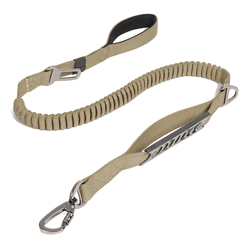 Retractable Reflective Pet Handheld Traction Rope With Buffer