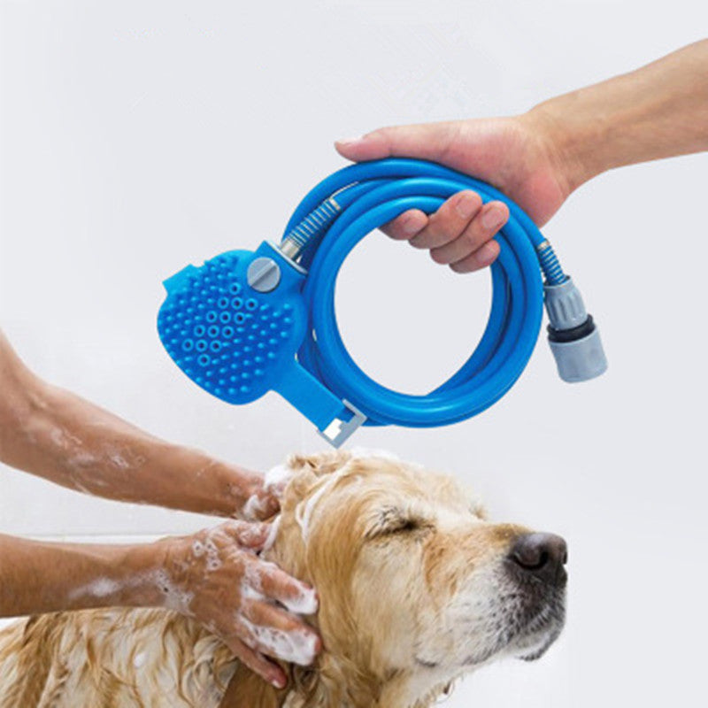 Comfortable Pet Bathing Brush Massager Cleaning Shower Tool