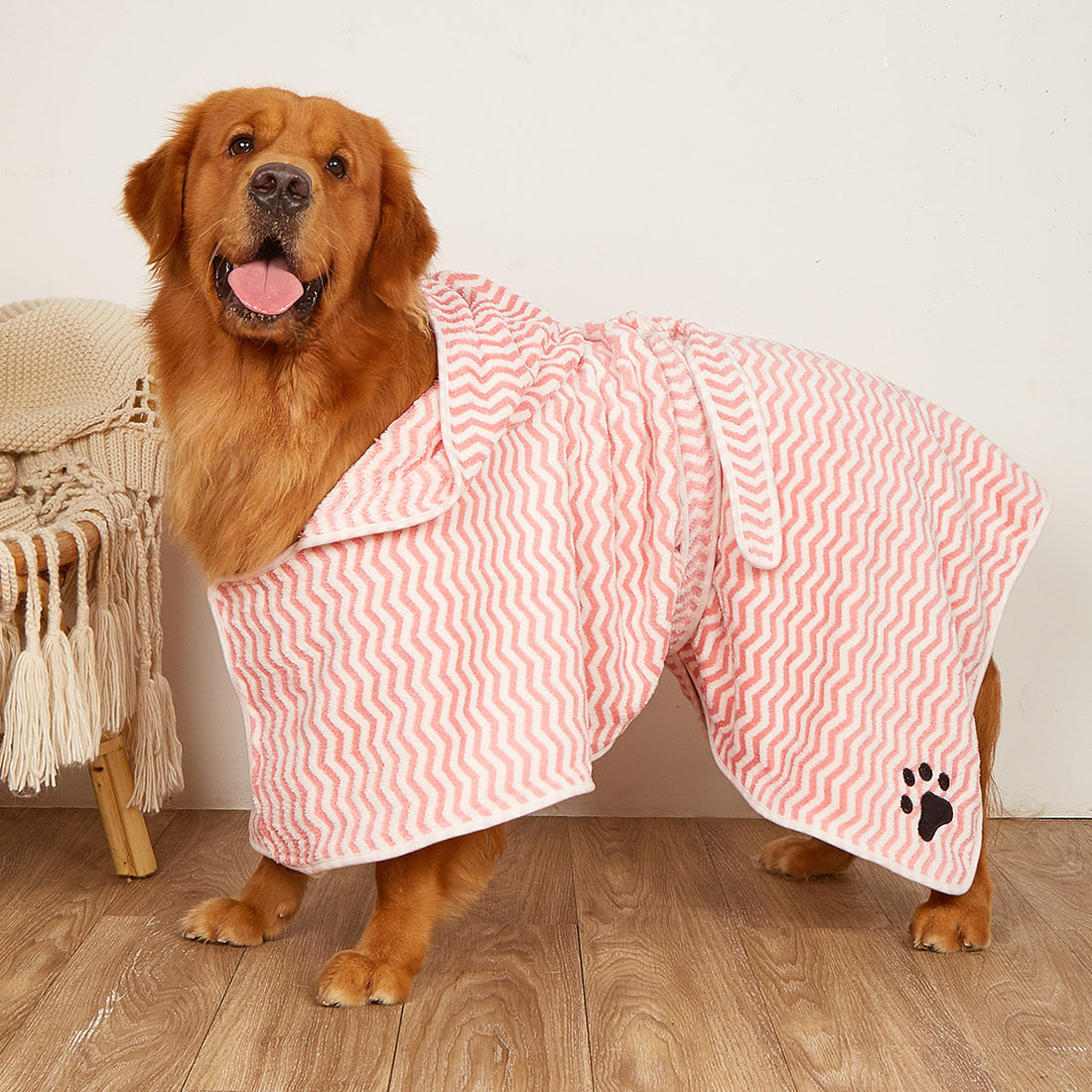 Microfiber Pet Bathrobe Towel For Dogs