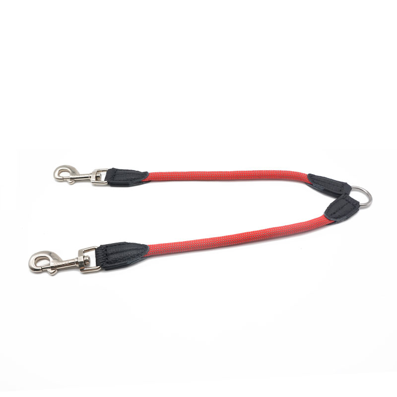 Double Head Reflective Nylon Pet Leash