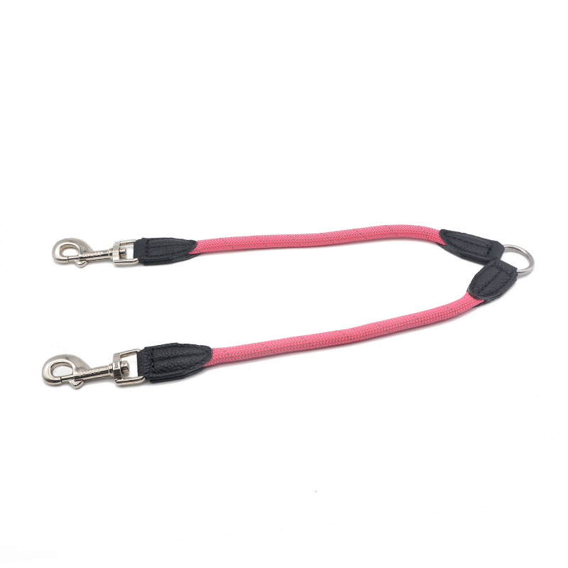 Double Head Reflective Nylon Pet Leash