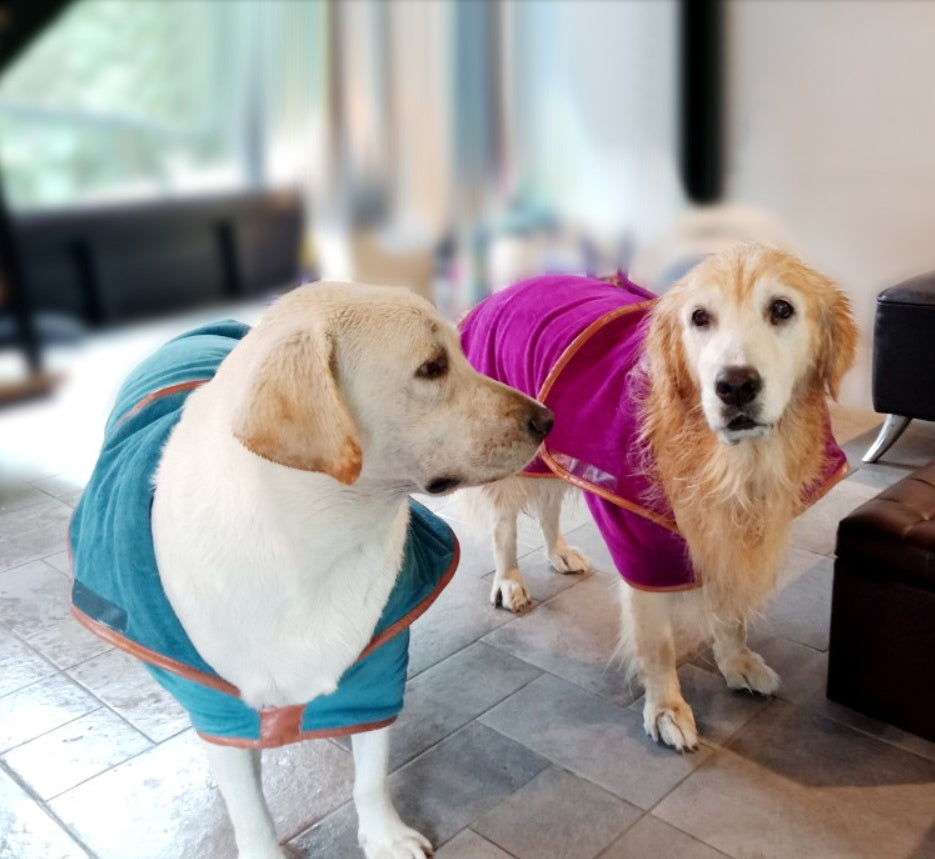 Quick Drying Absorbent Pet Bath Towel Clothing Wrap