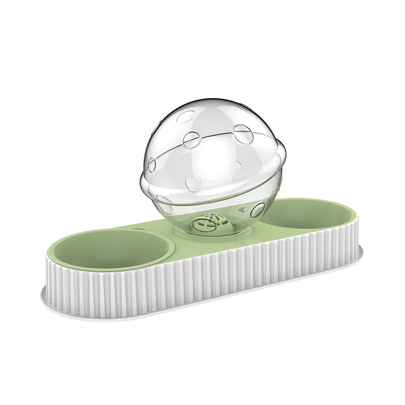 Automatic Plastic Pet Feeder And Water Bowl