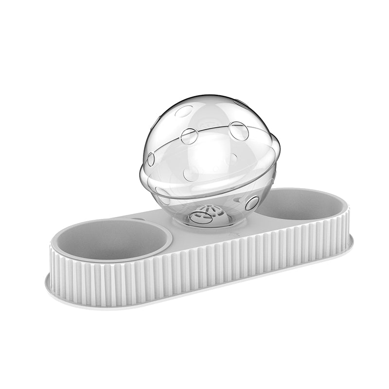 Automatic Plastic Pet Feeder And Water Bowl
