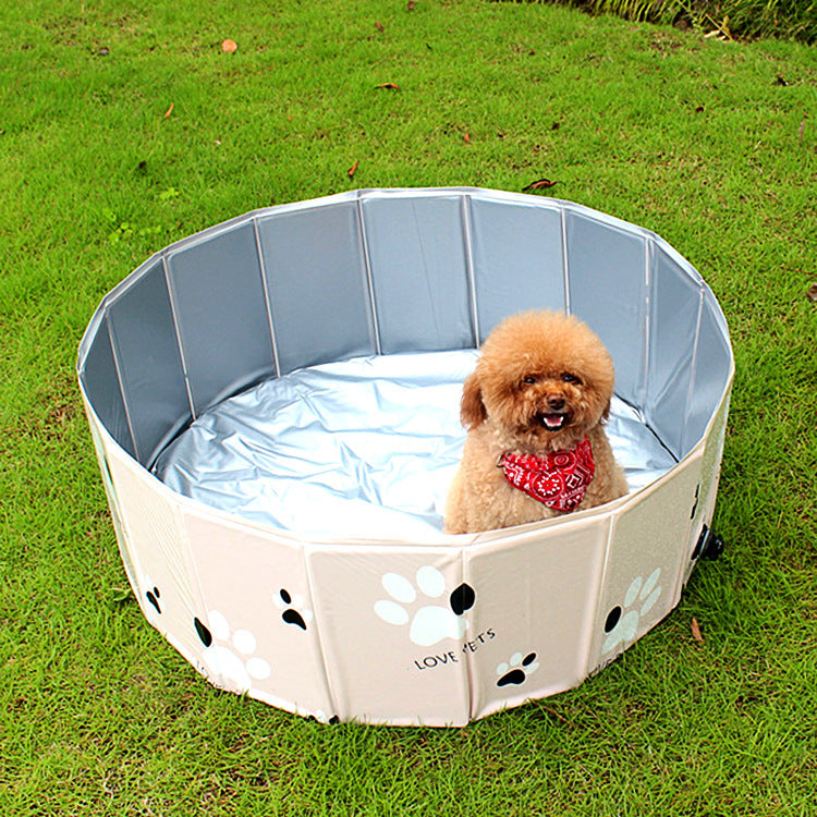Portable Foldable Pet Bathing Tub For Indoor And Outdoor Use
