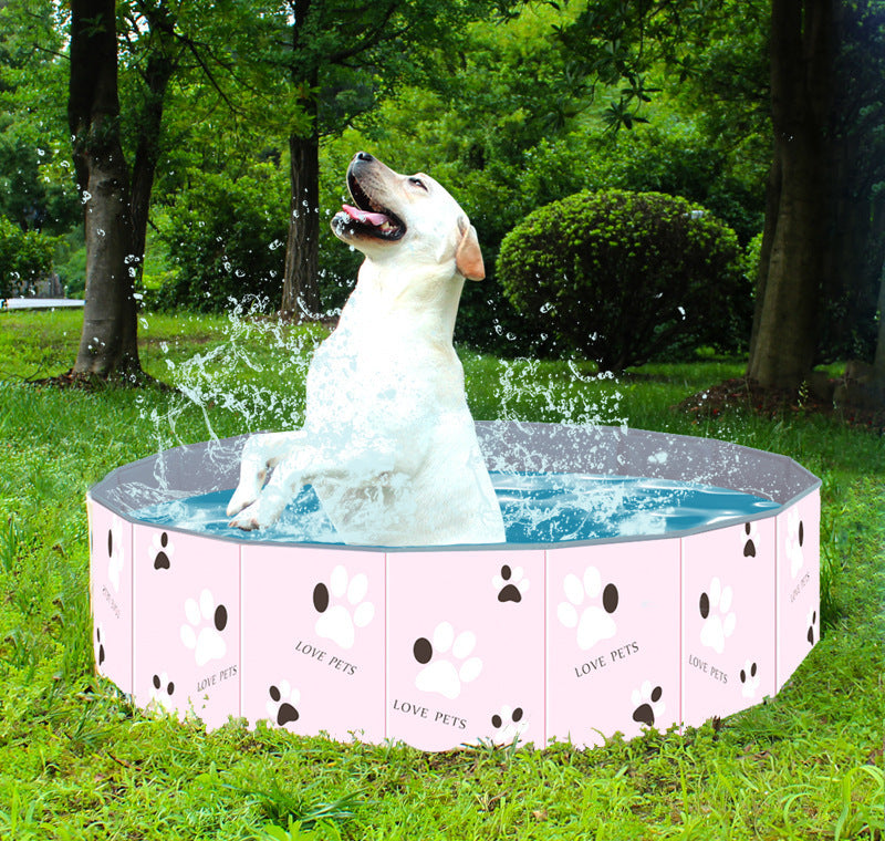 Portable Foldable Pet Bathing Tub For Indoor And Outdoor Use
