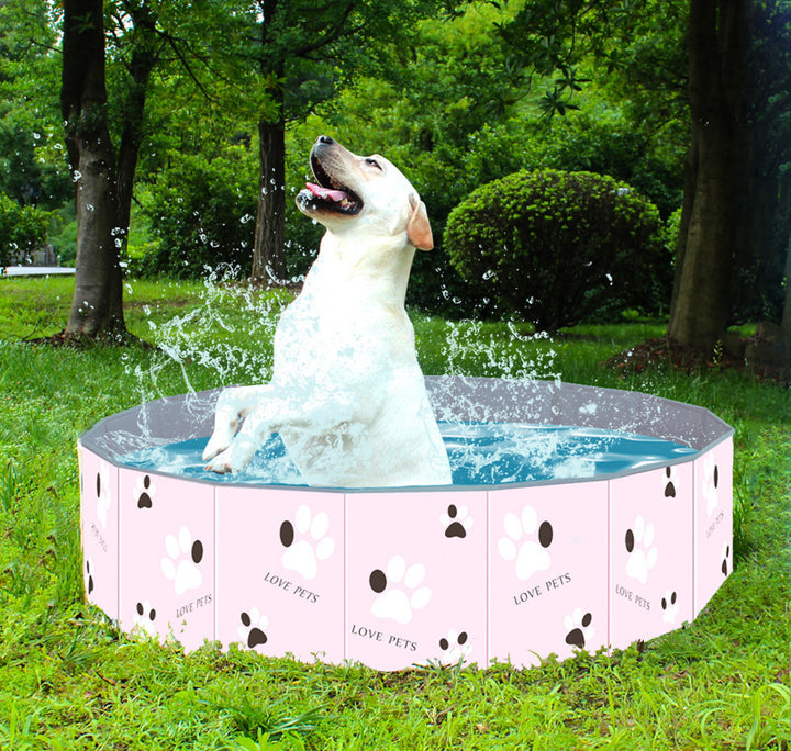 Portable Foldable Pet Bathing Tub For Indoor And Outdoor Use