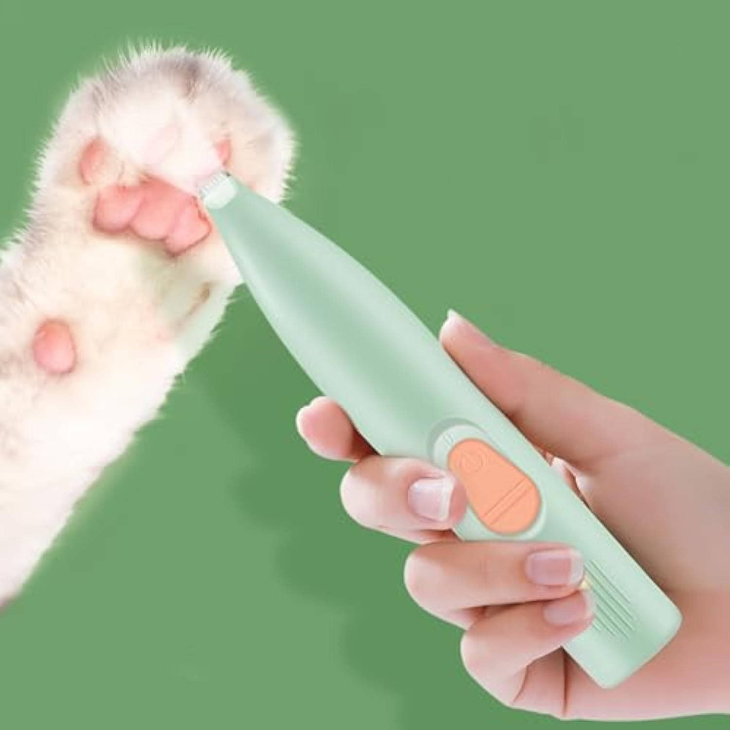 Rechargeable Pet Paw Trimmer For Home Grooming With Ergonomic Grip