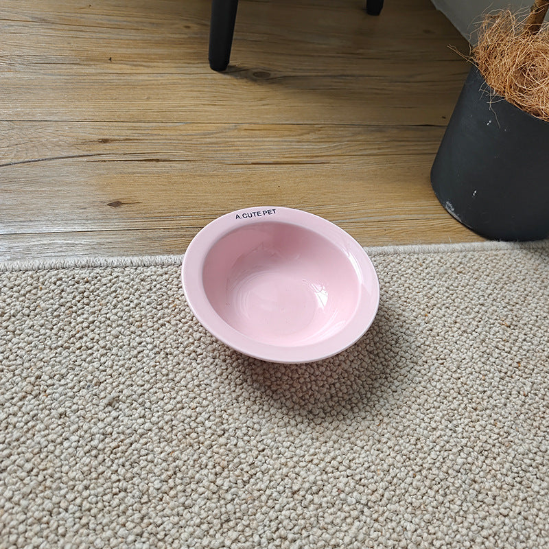 Anti Tumble Elevated Ceramic Double Pet Feeding Bowl Stand