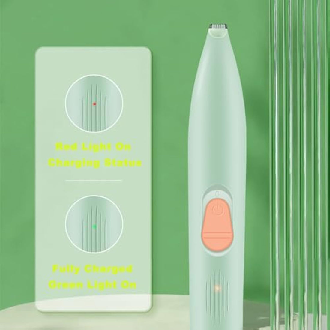 Rechargeable Pet Paw Trimmer For Home Grooming With Ergonomic Grip