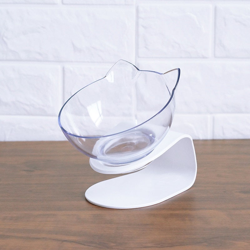 Non Slip Double Bowl Elevated Pet Feeder With Stand