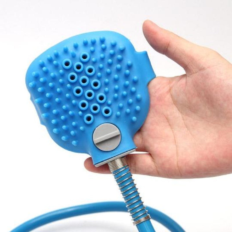 Comfortable Pet Bathing Brush Massager Cleaning Shower Tool