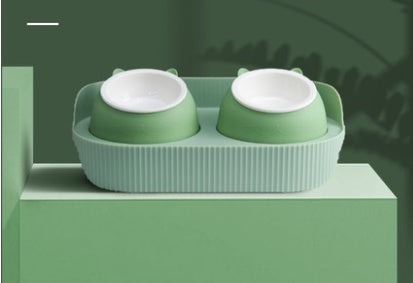Ceramic Pet Food Bowl With Cervical Spine Protection Design