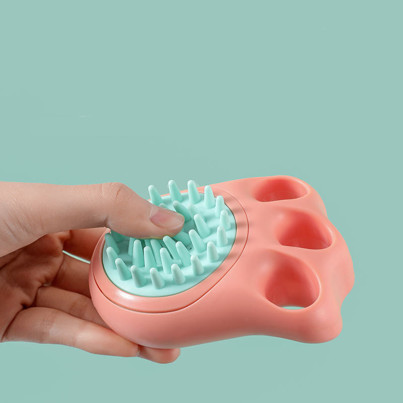 Pet Bath Brush Massage Comb Grooming Tool