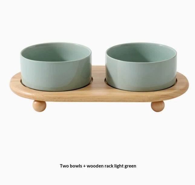 Ceramic Pet Feeding Bowl For Food And Water