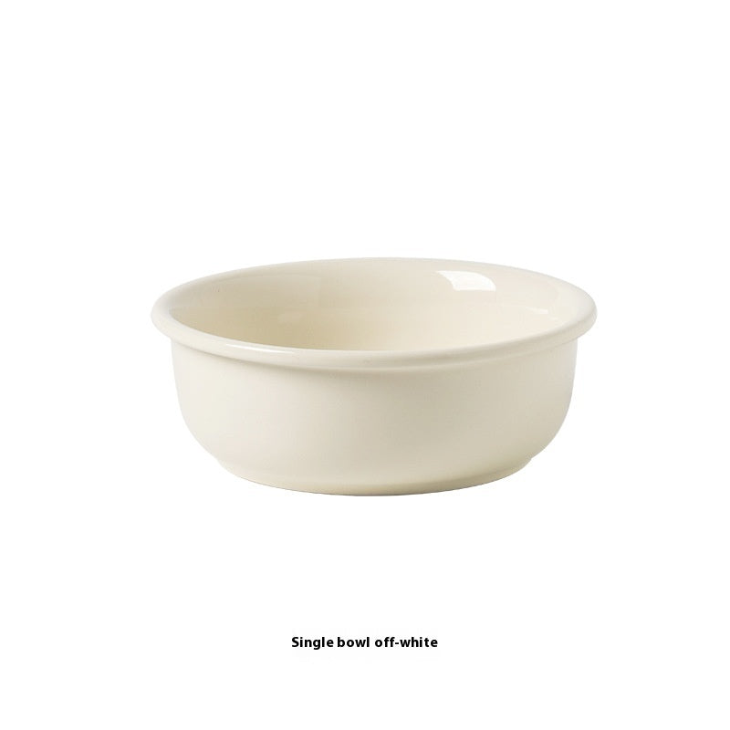 Ceramic Double Pet Feeding Bowl Set