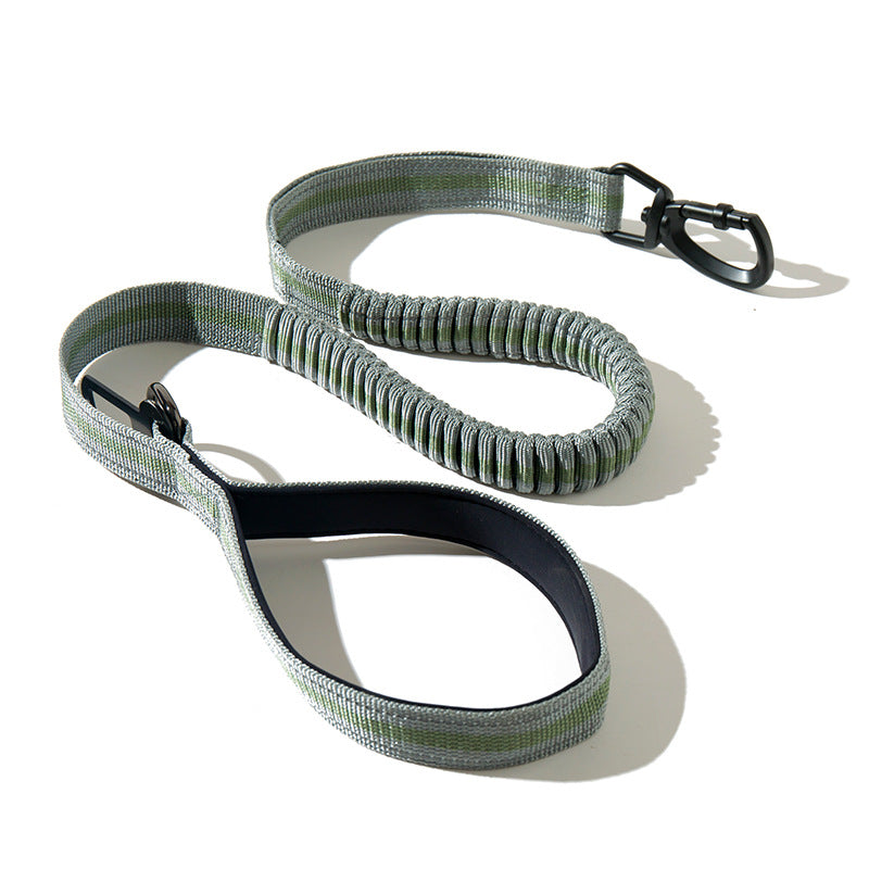Fluorescent Elastic Retractable Anti Burst Pet Leash