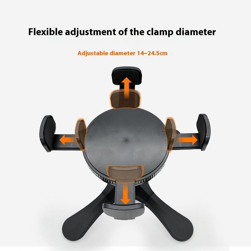 Adjustable Height Anti Tumble Pet Bowl Stand With Bracket