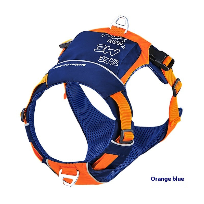Vest Style Pet Chest Harness With Hand Rope