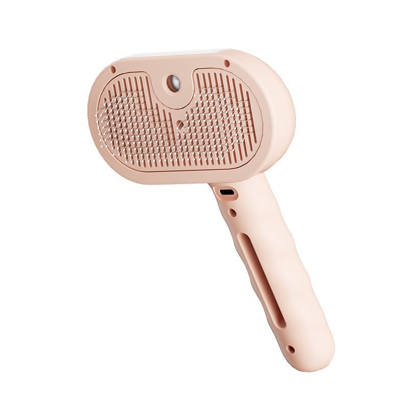 Pet Spray Hair Comb Dematting Grooming Brush With Water Mist For Pet Care