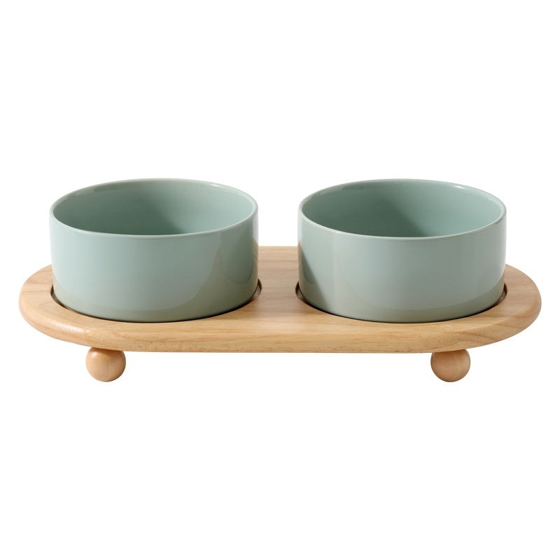 Ceramic Pet Feeding Bowl For Food And Water