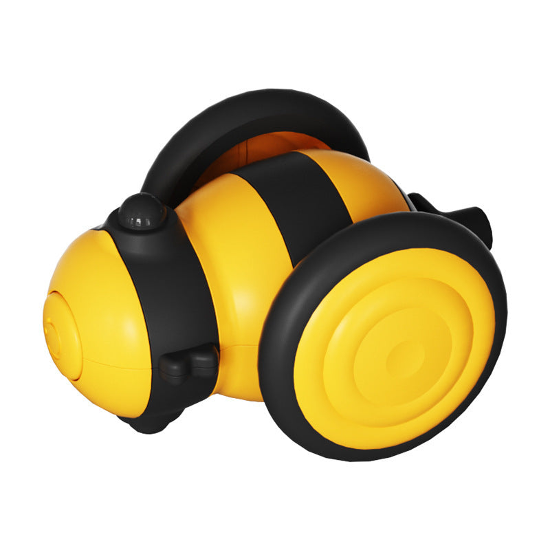 Electric Car Toy Cute Bee Running Kitten Pet Toys Interactive Random Moving