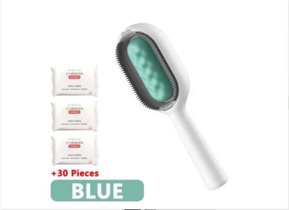 Pet Grooming Dematting Brush Comb For Loose Hair And Mats Removal