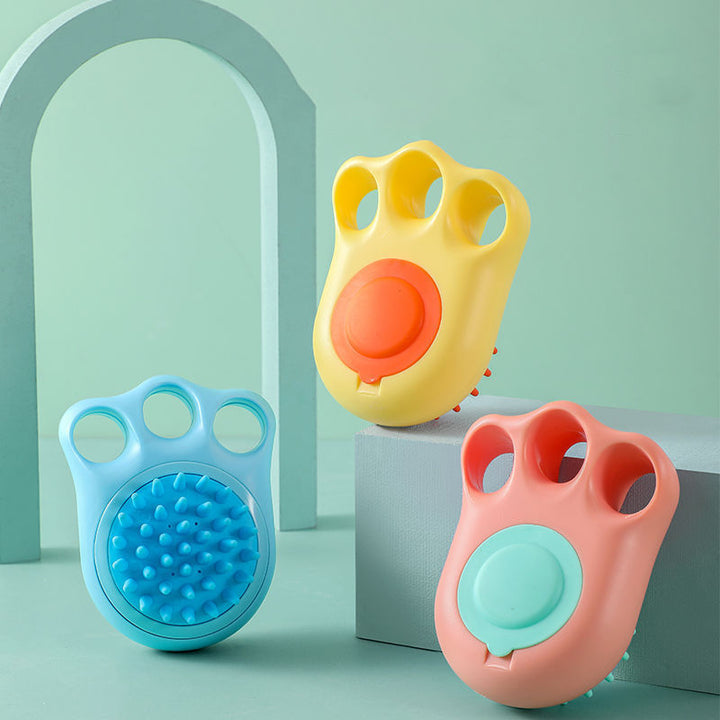 Pet Bath Brush Massage Comb Grooming Tool