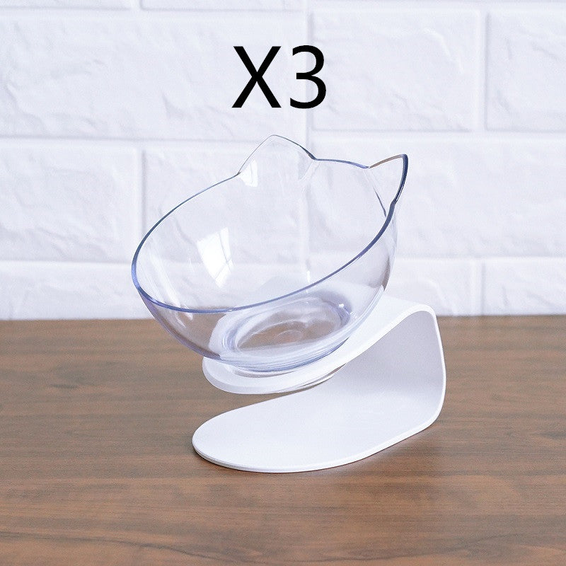 Non Slip Double Bowl Elevated Pet Feeder With Stand