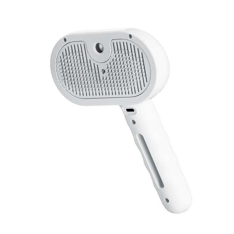 Pet Spray Hair Comb Dematting Grooming Brush With Water Mist For Pet Care
