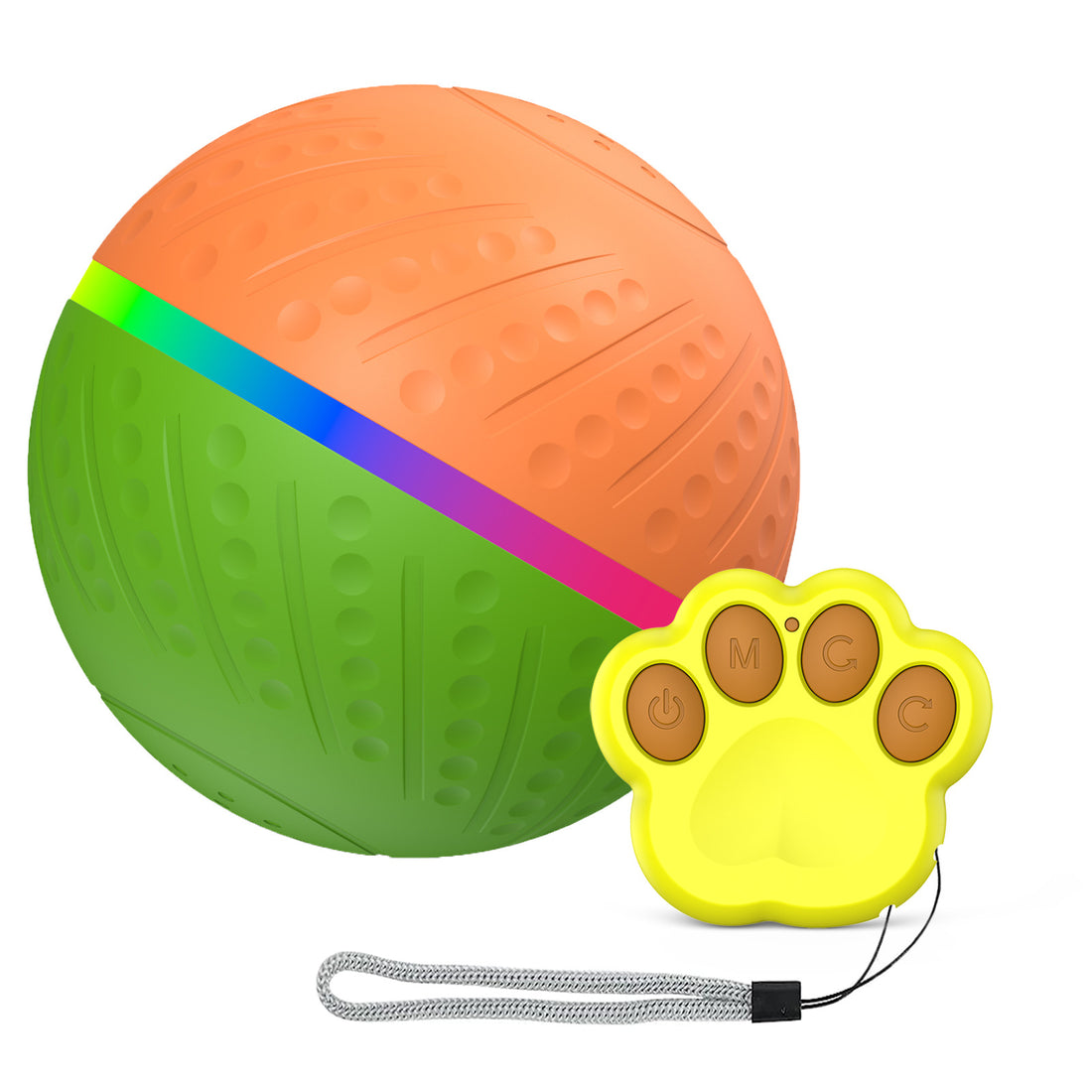Bite-resistant Remote Control Interactive Anti-stuffy Intelligent Toy Ball