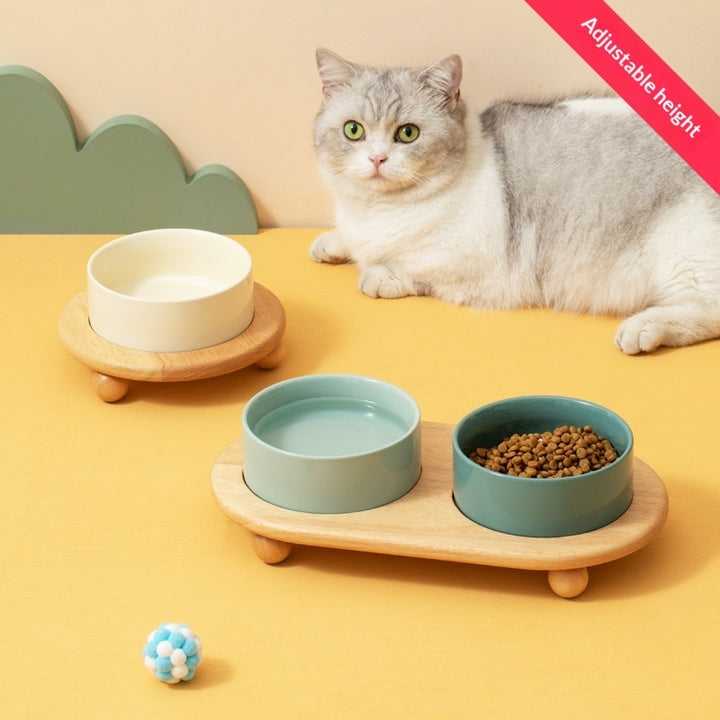Ceramic Pet Feeding Bowl For Food And Water