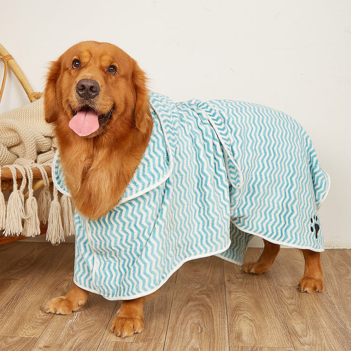 Microfiber Pet Bathrobe Towel For Dogs