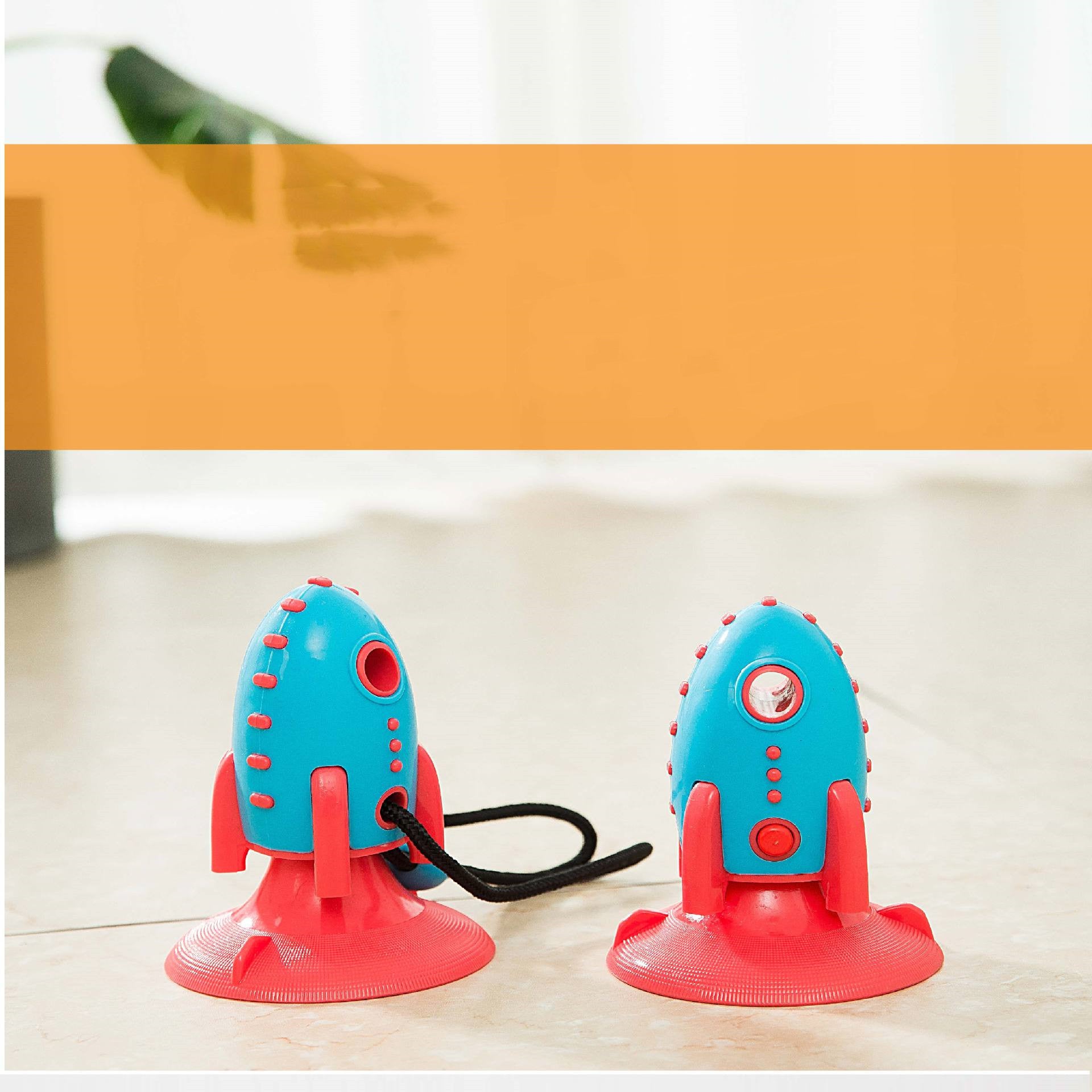 Rocket Toys Leaking Food Bite Toys Bite-resistant Pet Toys