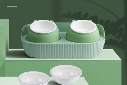 Ceramic Pet Food Bowl With Cervical Spine Protection Design