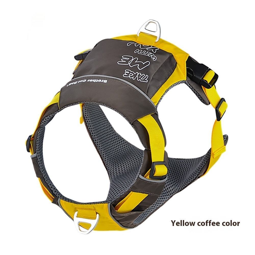 Vest Style Pet Chest Harness With Hand Rope