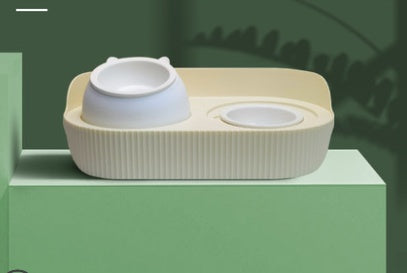 Ceramic Pet Food Bowl With Cervical Spine Protection Design