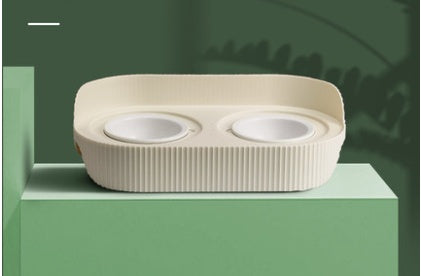 Ceramic Pet Food Bowl With Cervical Spine Protection Design