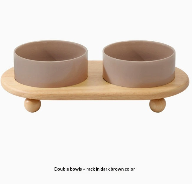 Ceramic Pet Feeding Bowl For Food And Water