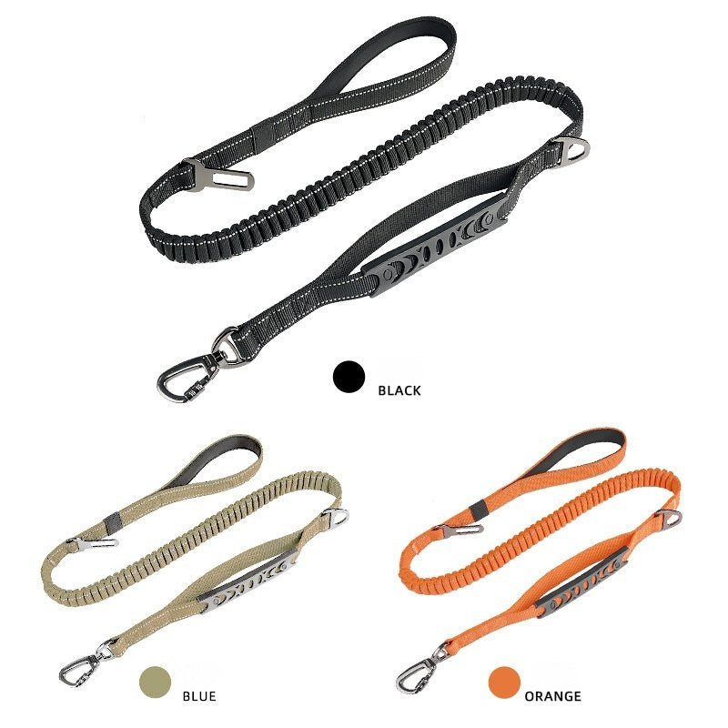 Retractable Reflective Pet Handheld Traction Rope With Buffer