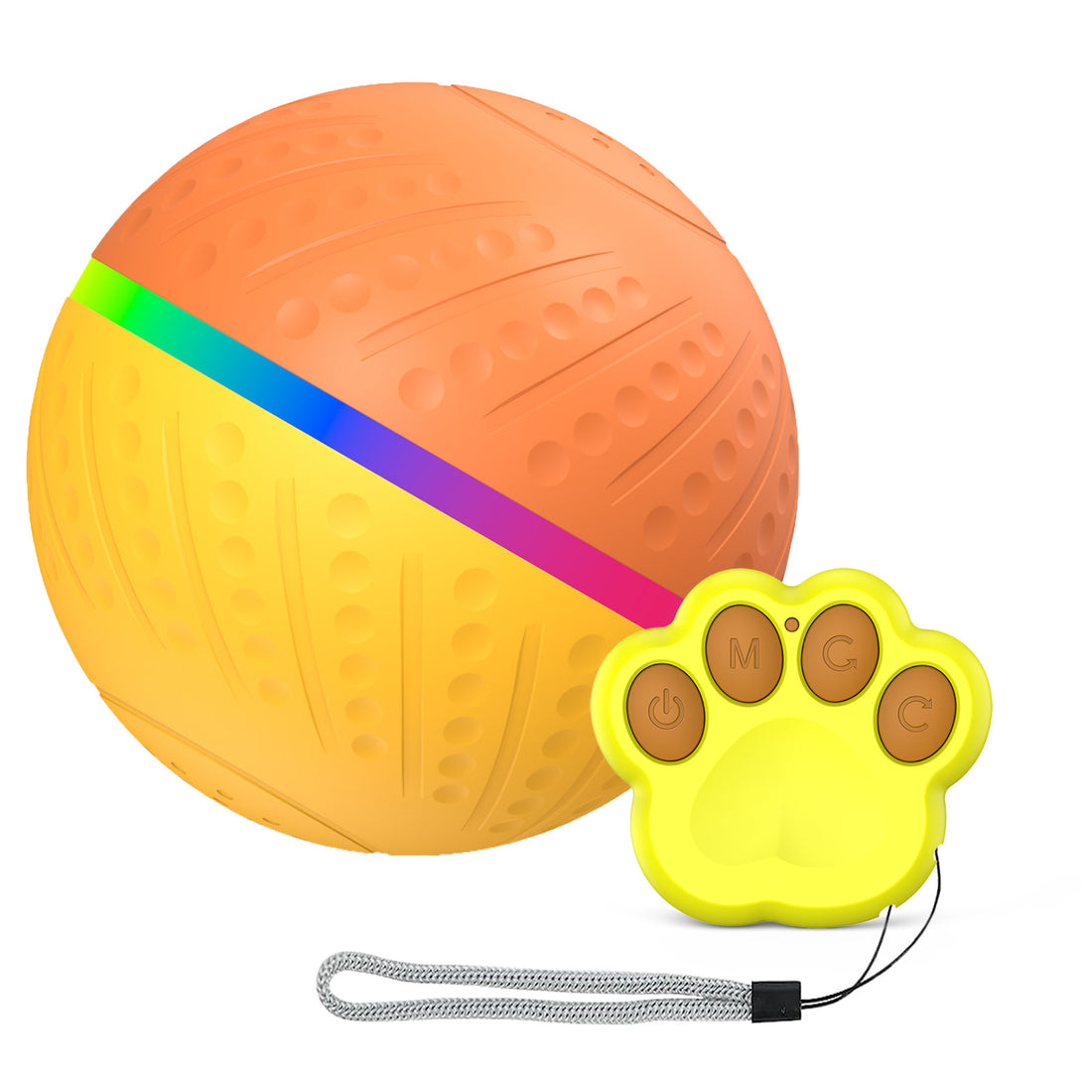 Bite-resistant Remote Control Interactive Anti-stuffy Intelligent Toy Ball