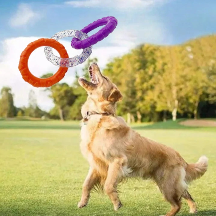 Floating Water Toys Pet Flying Disk Training Ring Interactive Toy Puller Resistant Aggressive