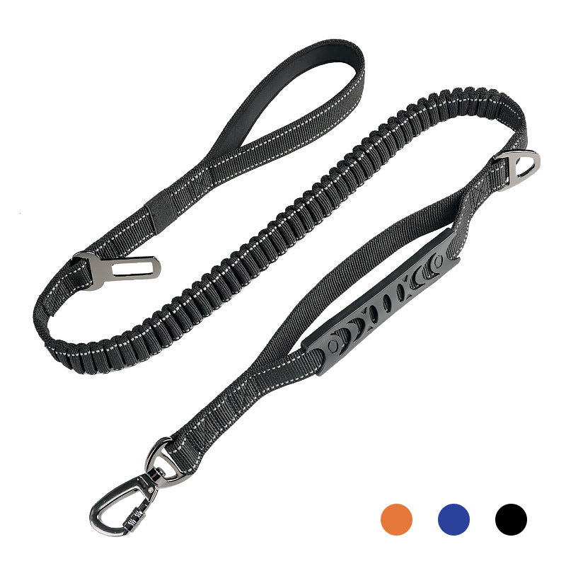 Retractable Reflective Pet Handheld Traction Rope With Buffer