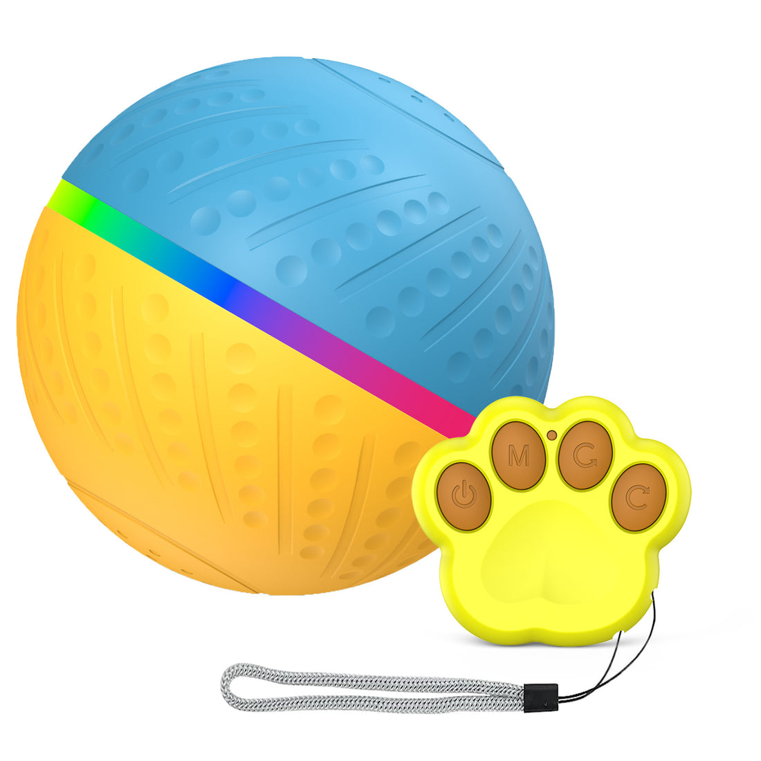 Bite-resistant Remote Control Interactive Anti-stuffy Intelligent Toy Ball