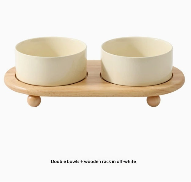Ceramic Pet Feeding Bowl For Food And Water