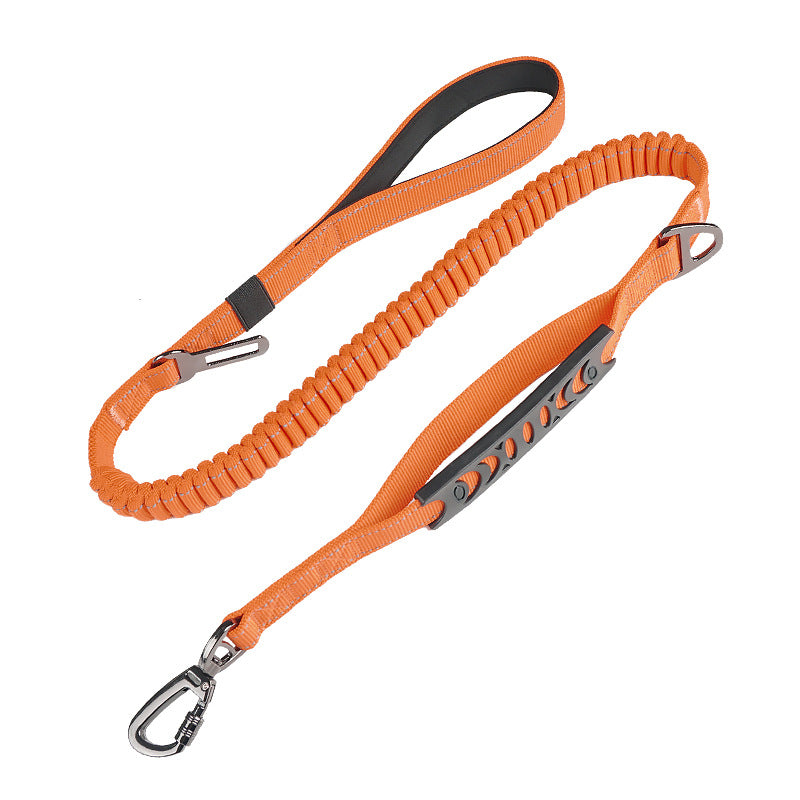 Retractable Reflective Pet Handheld Traction Rope With Buffer
