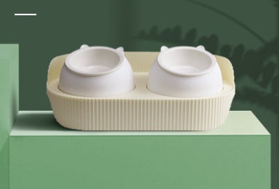 Ceramic Pet Food Bowl With Cervical Spine Protection Design