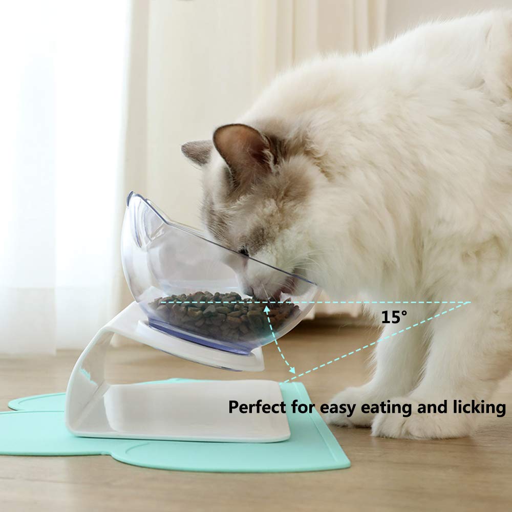 Non Slip Double Bowl Elevated Pet Feeder With Stand