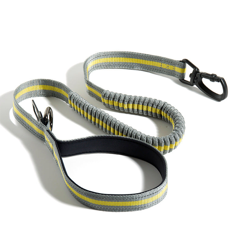 Fluorescent Elastic Retractable Anti Burst Pet Leash