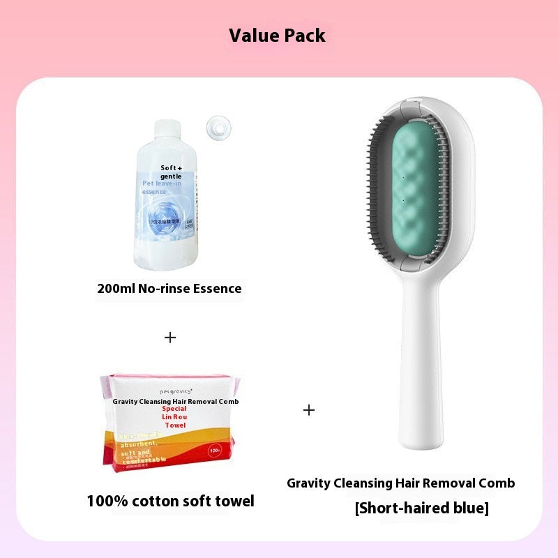 Pet Grooming Dematting Brush Comb For Loose Hair And Mats Removal